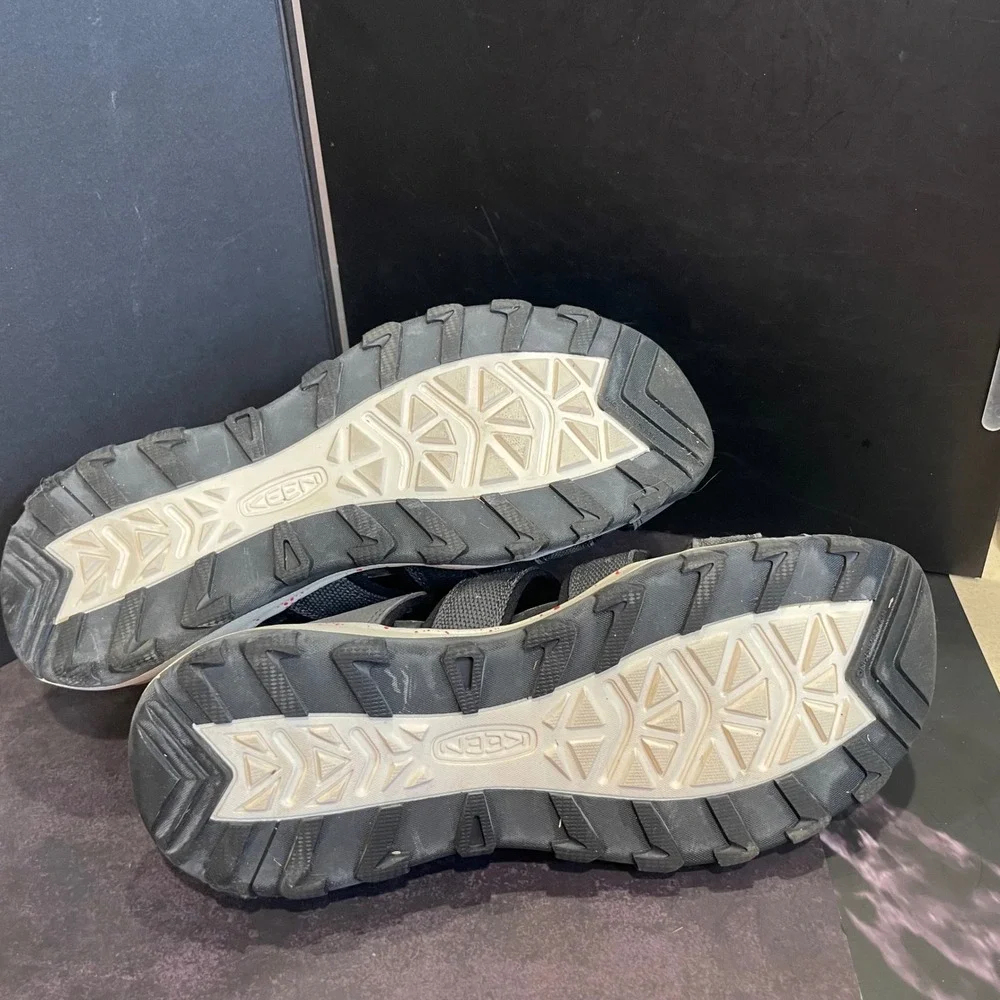 KEEN Newport H2 Grey Orange Waterproof Hiking Sandals Kids 5 1022247 Women's 7